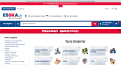 Desktop Screenshot of esska-dk.com